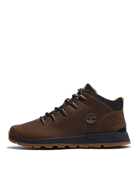 Timberland Sprint Trekker Leather Trainers Dark Brown