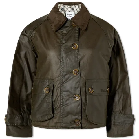 x Alexa Chung Short Blair Wax Jacket