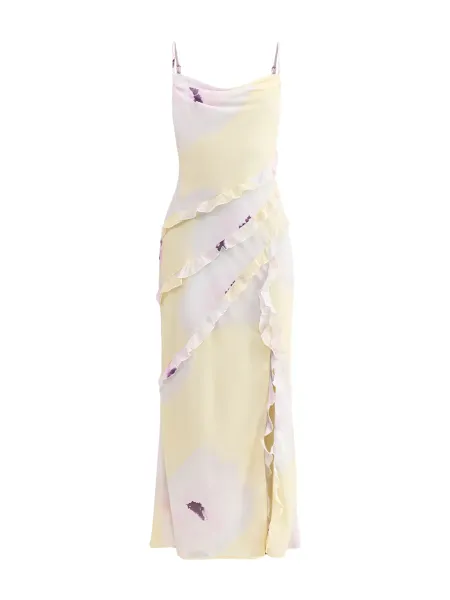Constance Ruffle Maxi Dress