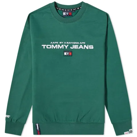 AAPE x Tommy Crew Sweat