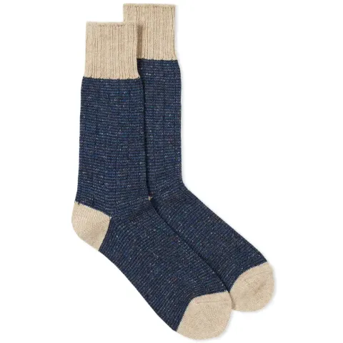 Tweed Nep Crew Sock