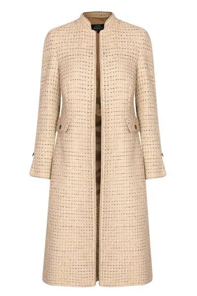 Claire Coat in Camel Tweed