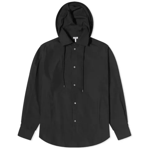 Anagram Jacquard Hooded Overshirt