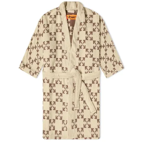 Arrow Pattern Bathrobe