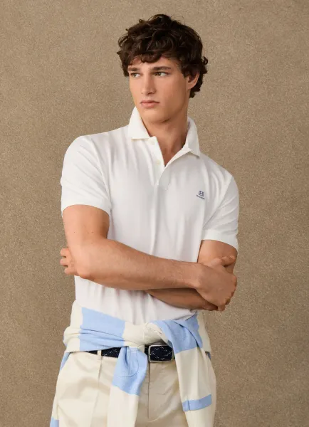 Classic Fit Short Sleeve Tipped Polo