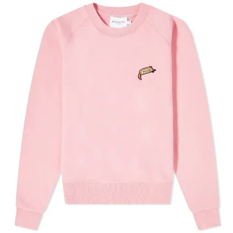 Maison Kitsuné x Oly Hot Dog Patch Vintage Crew Sweat