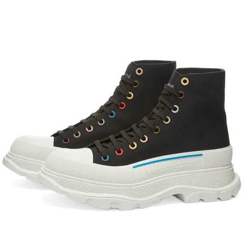Rainbow Eylets Canvas Tread Slick Boot