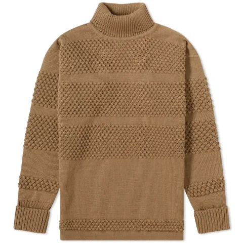 Fisherman Roll Neck Knit