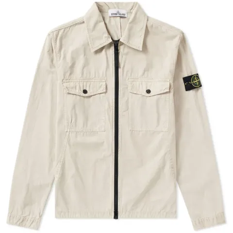 Garment Dyed Zip Shirt