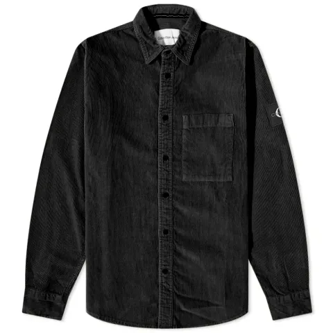 Monologo Badge Corduroy Shirt
