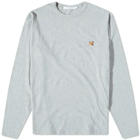 Maison Kitsuné Long Sleeve Fox Head Patch Regular T-Shirt