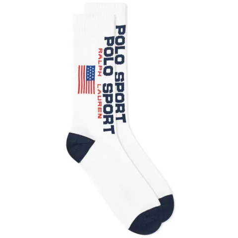 Polo Sport Usa Flag Sock