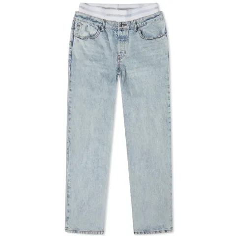 High Rise Logo Jean