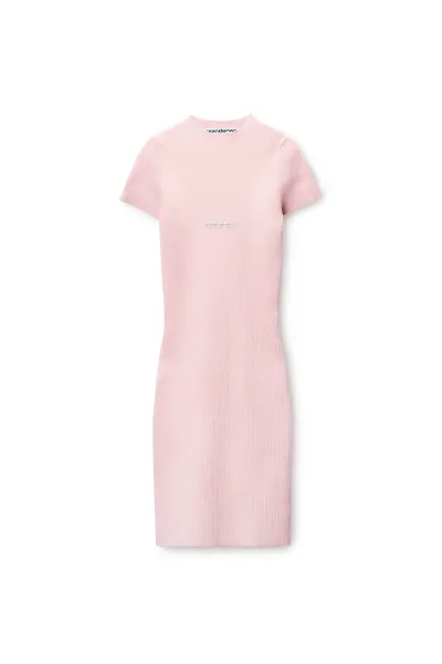 Knit Logo Mini Dress
