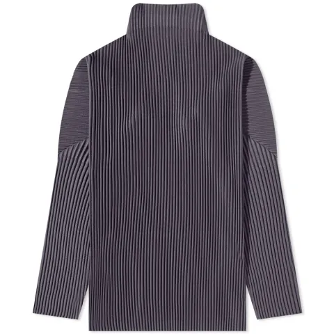 Pleated Roll Neck