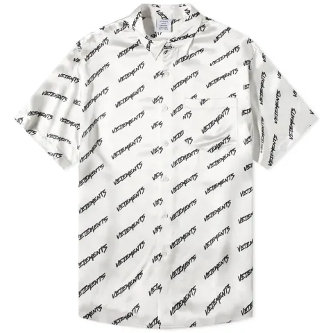 Short Sleeve All Over Logo Shirt