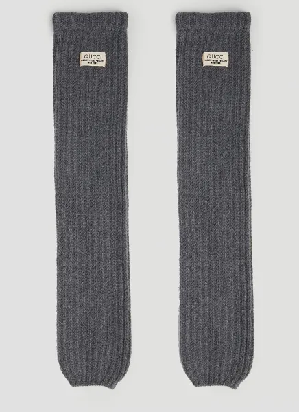 Knit Cashmere Leg Warmers