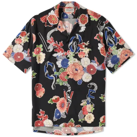 Short Sleeve Love Bowling Shirt