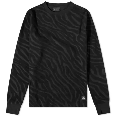 Zebra All Over Print Crew Sweat