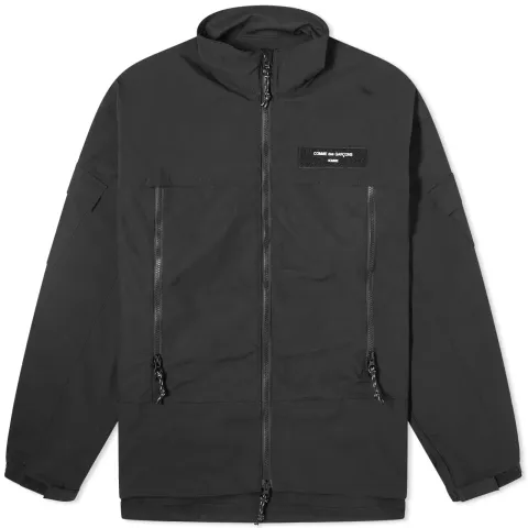 Paneled Zip Track Jacket