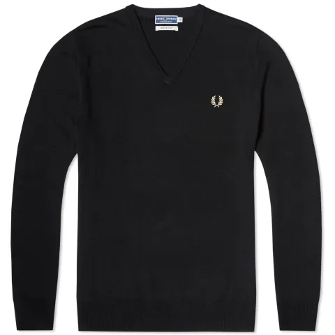 Fred Perry Reissues Classic V Neck Sweater