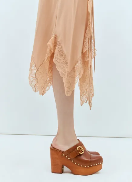Jeannete Wedge Clogs