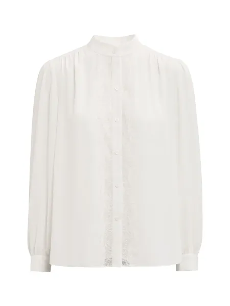 Forever New Poppy Lace Trim Blouse