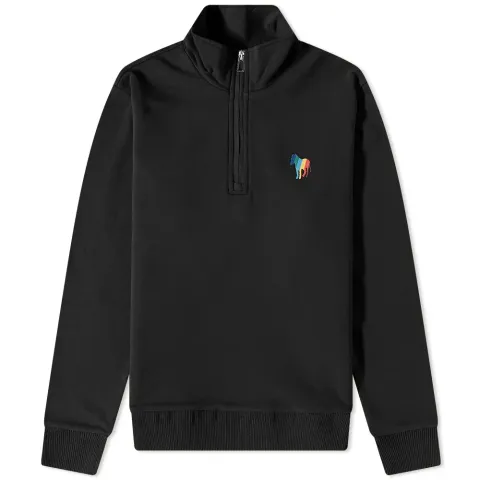 New Zebra Half Zip Sweat