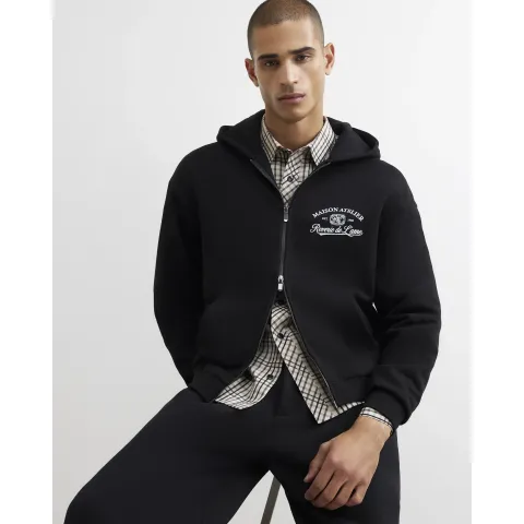 River Island Cotton Maison Atelier Hoodie
