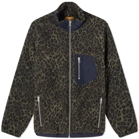 Leopard Revese Sherpa Jacket