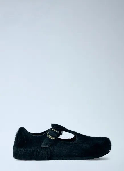 Paris The Rebel Fur Slip Ons