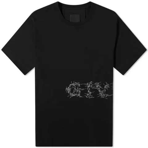 Logo Barbed Wire Oversized Tee