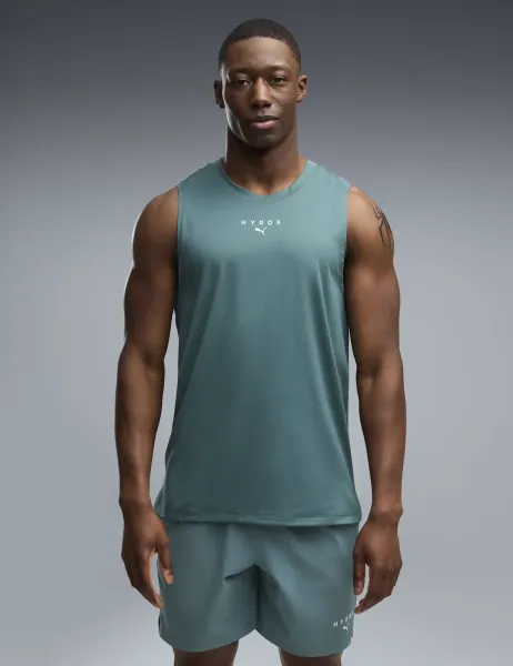 Puma x Hyrox Cloudspun Tank Top Dark Green