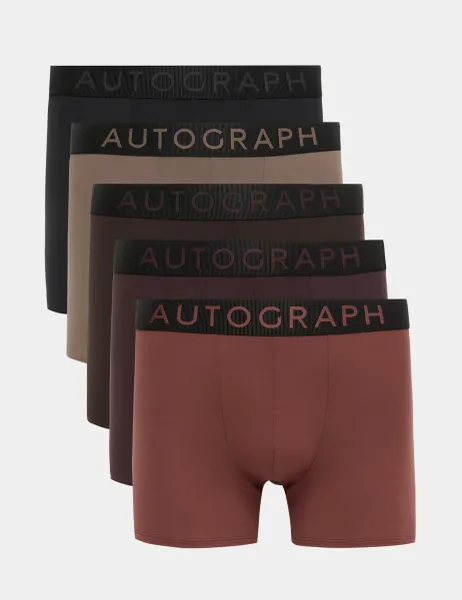 Autograph 5 Pack Ultrasoft Trunks Black Mix