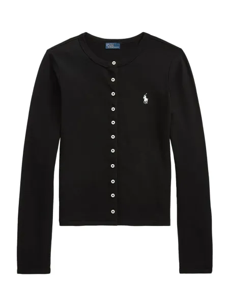Mesh Cardigan Black