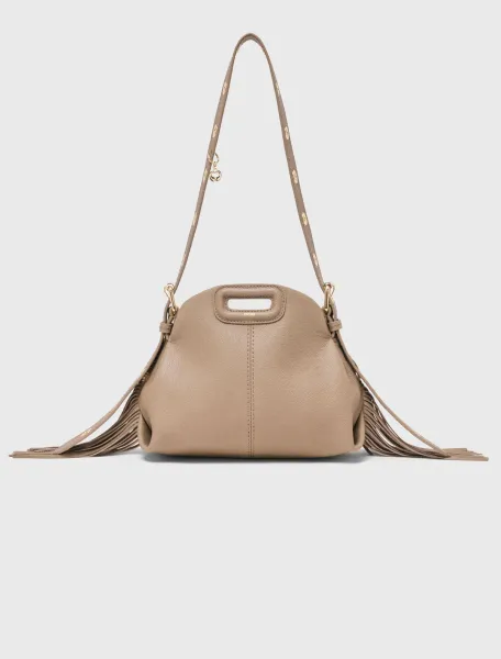 Grained leather mini Miss M bag