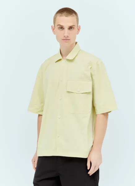 Short-Sleeve Flap-Pocket Shirt