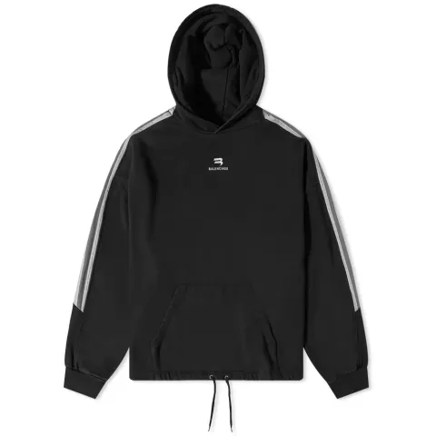 Sporty Side Stripe Oversized Hoody