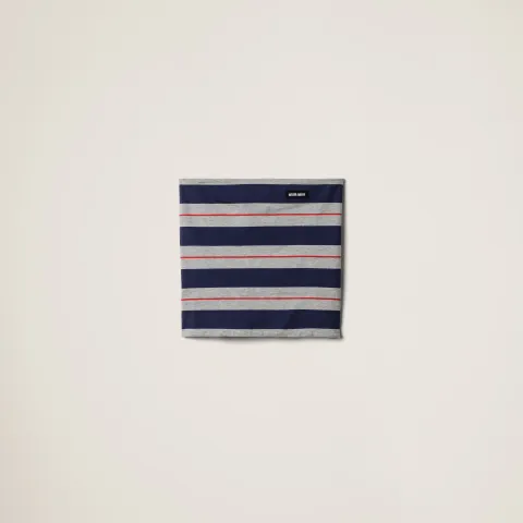Striped jersey top
