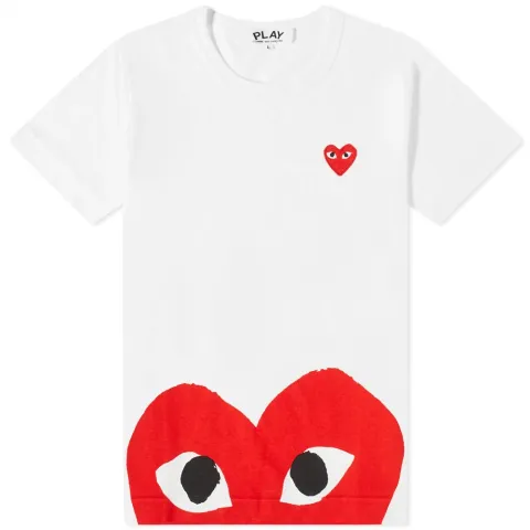 Women's Double Red Heart T-Shirt