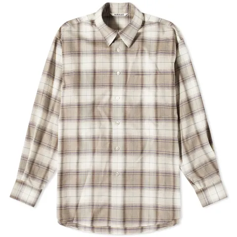 Superlight Wool Check Shirt
