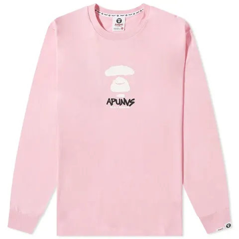 AAPE Long Sleeve Spray T-Shirt