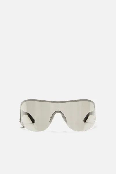 Metal shield sunglasses