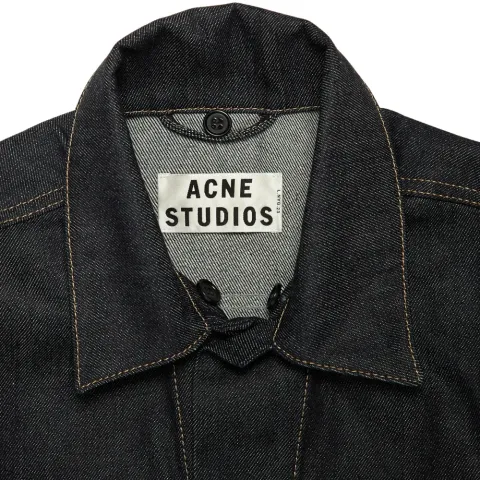 Acne Jam Shearling Denim Jacket