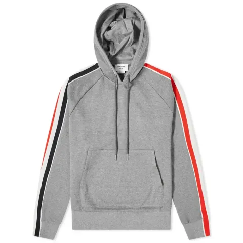 Interlock RWB Stripe Popover Hoodie