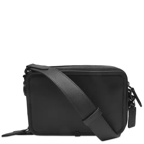 Burnished Leather Charter Crossbody Bag