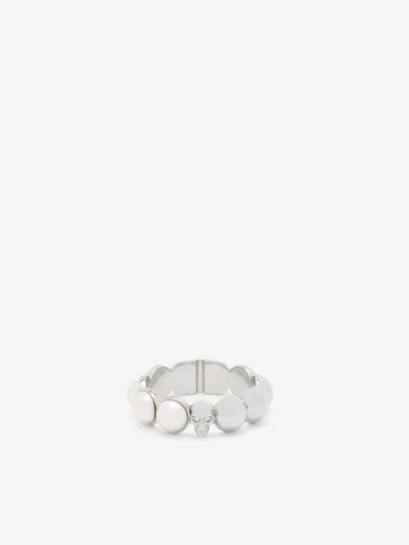 Skull & Pearl Ring