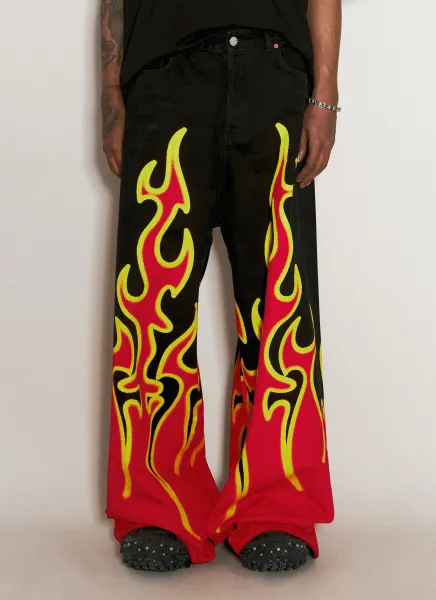 Fire Big-Shape Jeans