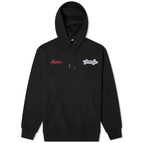 Oversized Road Trip Patch Hoodie