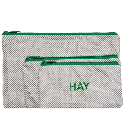 Candy Mono Wash Bag - Flat Set of 3